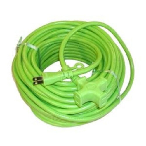延長コード 緑 2×1.25×20m 3口