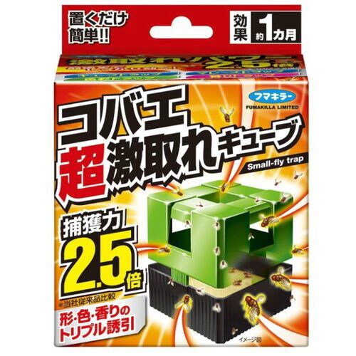 フマキラーコバエ超激取れキューブ 1個入
