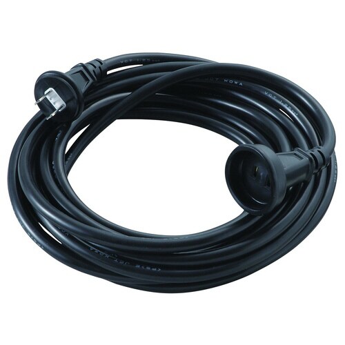 延長コード 黒 2×1.25×5m 1口