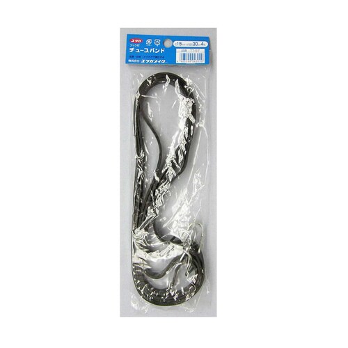 チューブバンド フック付 15mm×30cm 4本