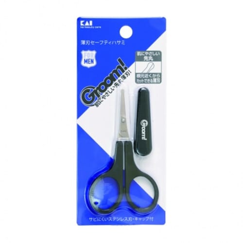 貝印 Groom! 薄刃セーフティハサミ
