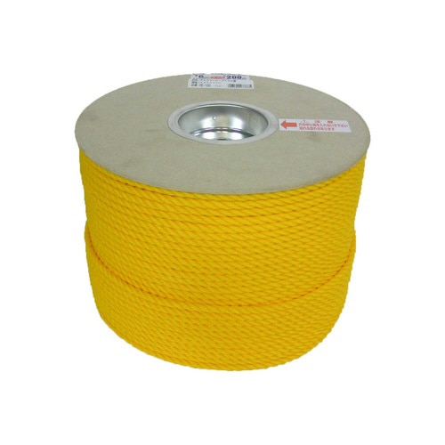 PEカラーロープドラム イエロー RE−100