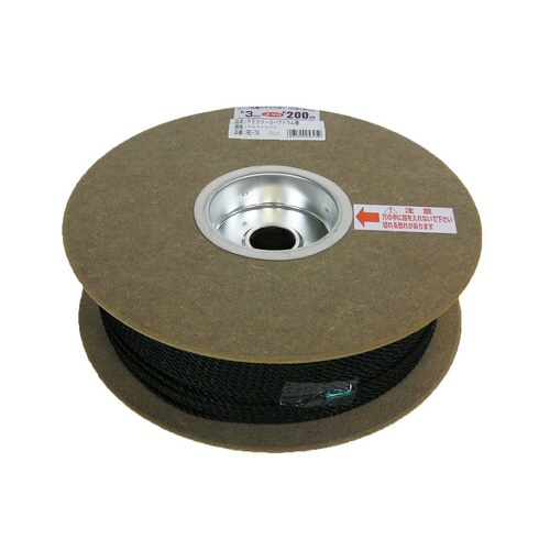 PEカラーロープドラム ブラック RE−74