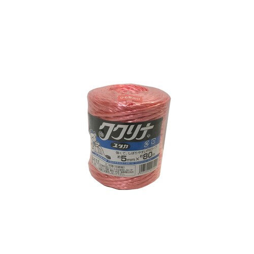 PSロープ 5mm×80m レッド M−111