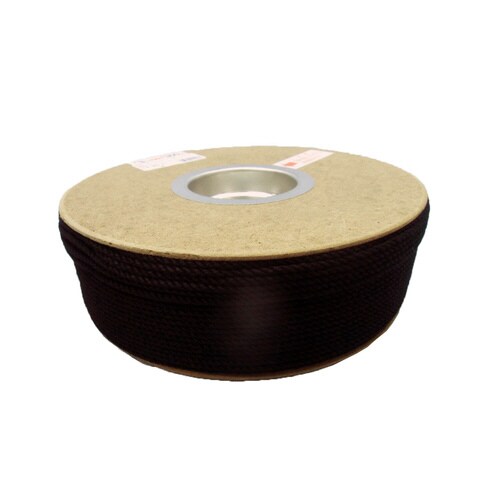 ポリエステルロープ ドラム 3mm×300m 黒