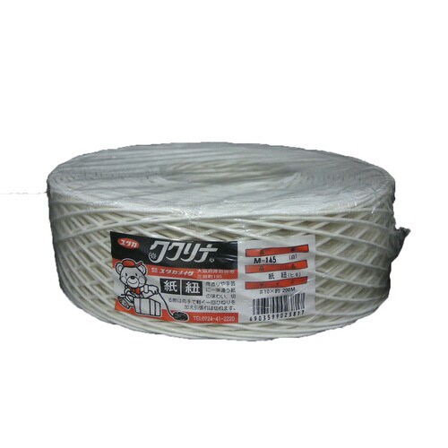 紙ヒモ ホワイト #10×200m M−145