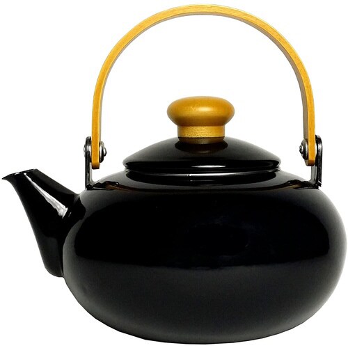 雅ホーローケットル 黒