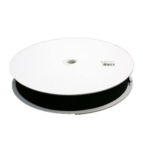 平ベルト アクリル 38mm×25m ブラック