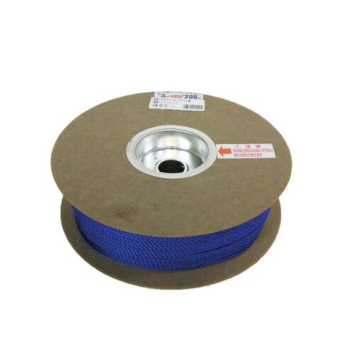 PEカラーロープドラム ブルー RE−72