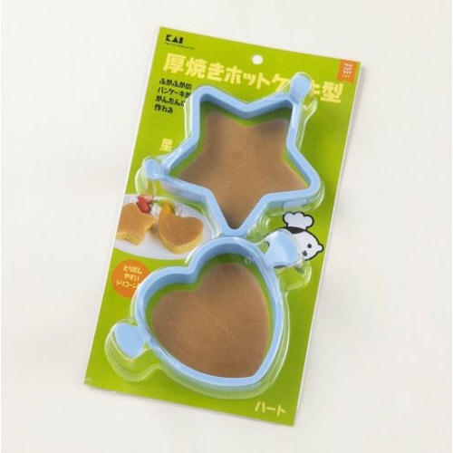 厚焼きホットケーキ型(星・ハート)