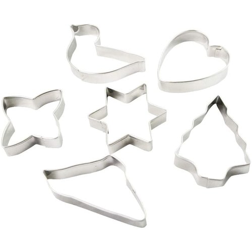 クッキー抜型 6個セット(ツリー・星)