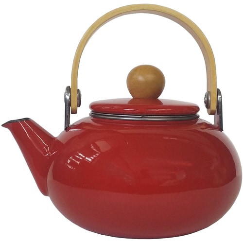 雅ホーロー急須 赤