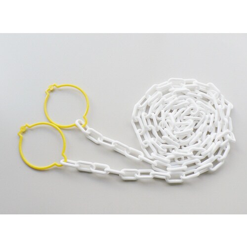 カットチェーン 3m 6mm 白