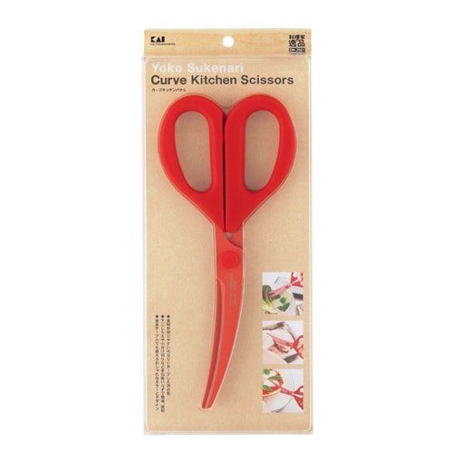 貝印 カーブキッチンバサミ