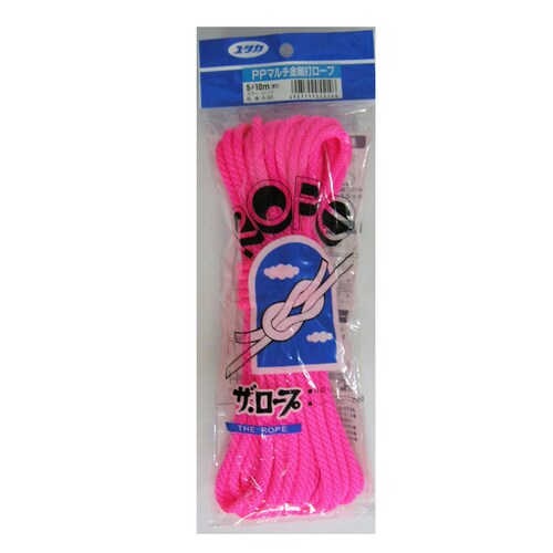 パイレン金剛打カラーロープ 5×10m ピンク
