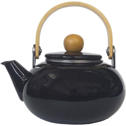 雅ホーロー急須 黒