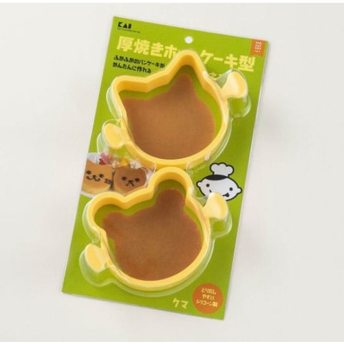 厚焼きホットケーキ型(ネコ・クマ)