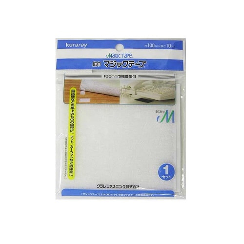 広巾マジックテープ 100×100mm 白