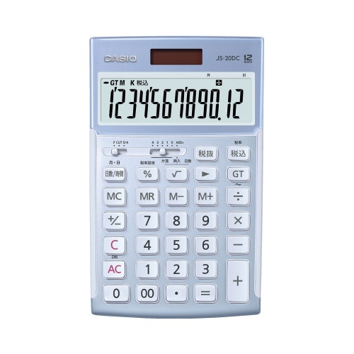 カシオ 本格実務電卓 JS−20DC−BU−N