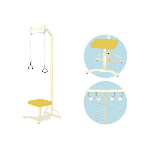 M型上肢運動台 66×68×228cm イエロー