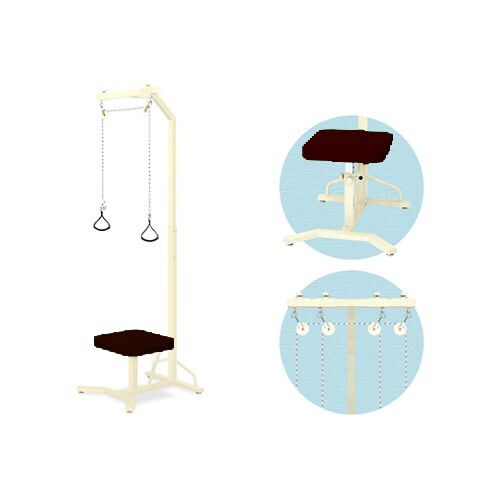 M型上肢運動台 66×68×228cm 茶