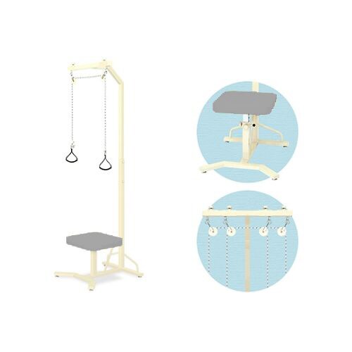 M型上肢運動台 66×68×228cm グレー