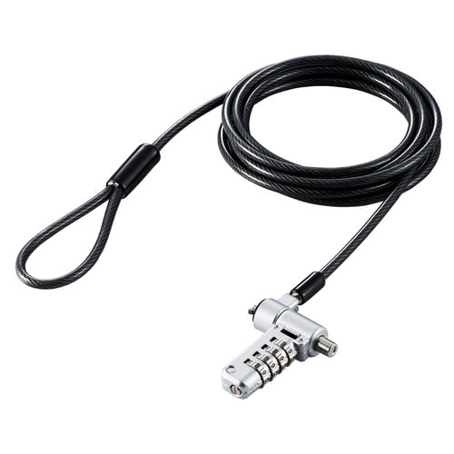 セキュリティワイヤー ダイヤルシリンダ錠 マルチ