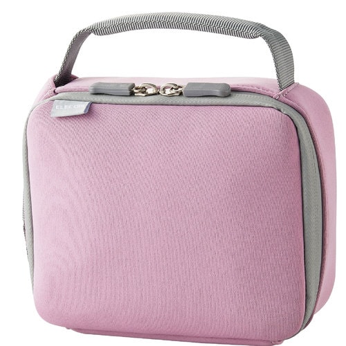 ガジェットケース 取っ手付き 撥水 ピンク