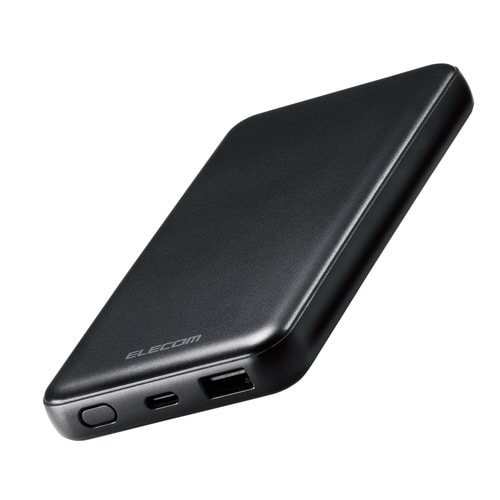 モバイルバッテリー 10000mAh ブラック