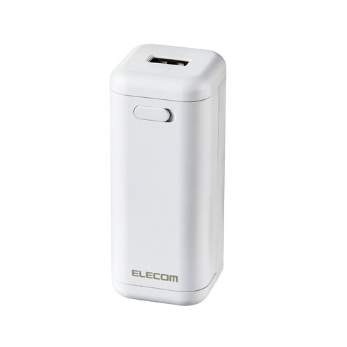 モバイルバッテリー 乾電池式 ホワイト