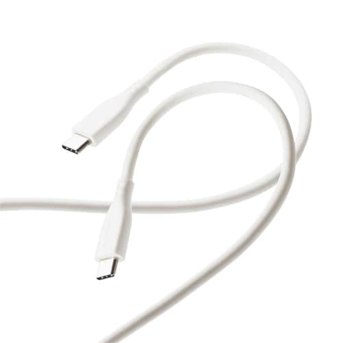 タイプCケーブル C−C 2m PD ホワイト