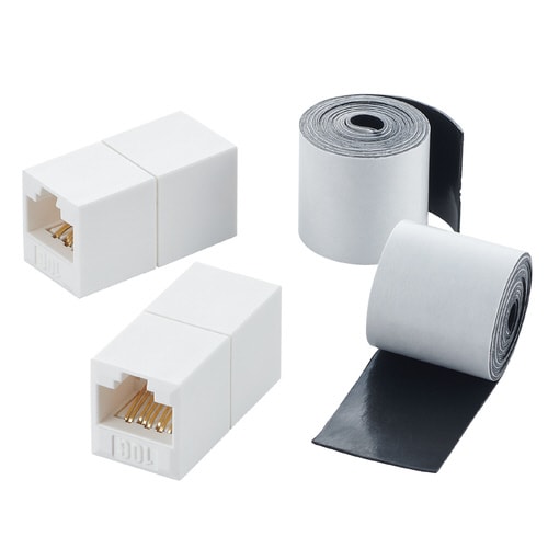 LANケーブル延長コネクタ CAT6A準拠 2個