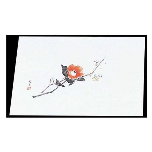 四季紙 萬寿(100枚入)M33−106 梅と椿