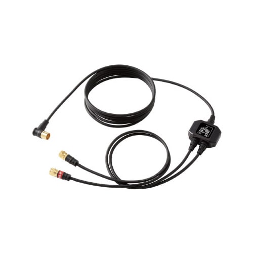 分波器 入力L型/出力Fネジ式 4K8K 黒