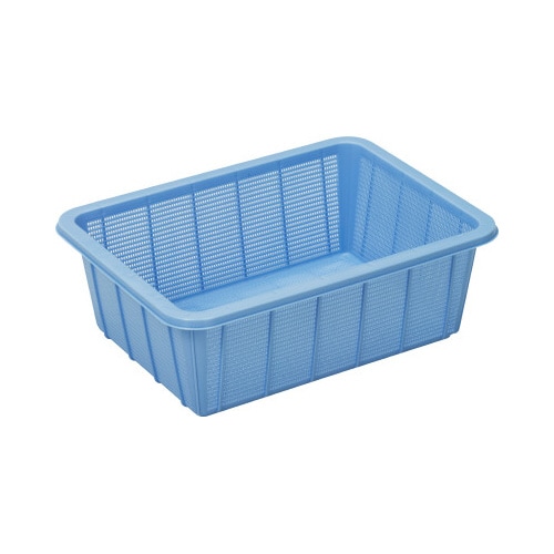 アシスト抗菌角ざる ブルー 3個