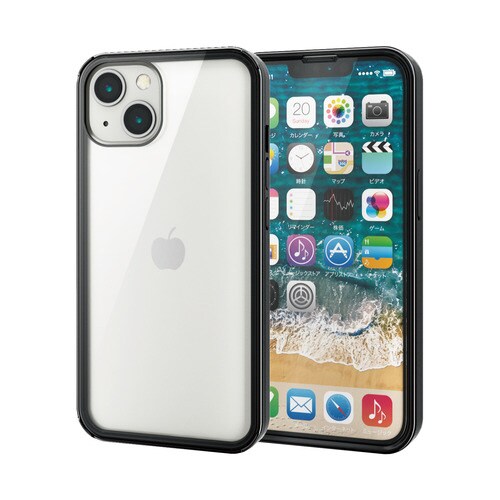 iPhone13 ケース 360度保護 ブラック