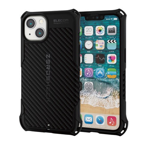 iPhone13 ケース 耐衝撃 ブラック