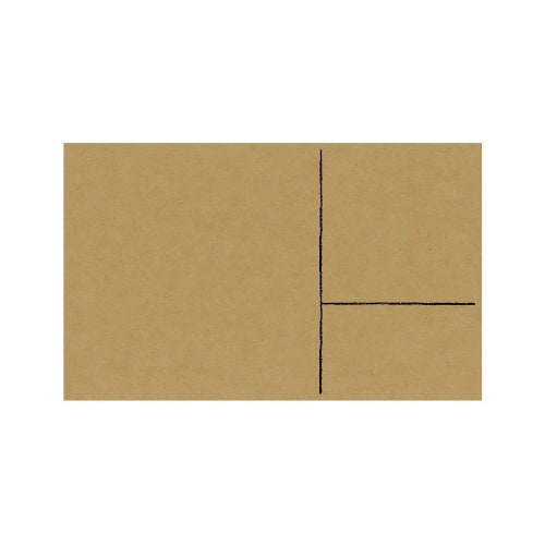 手書きPOP用カード 黄金比カード クラフト