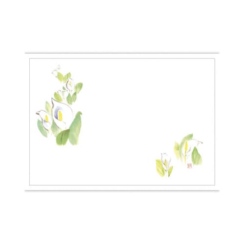 テーブルマット 尺3 水芭蕉