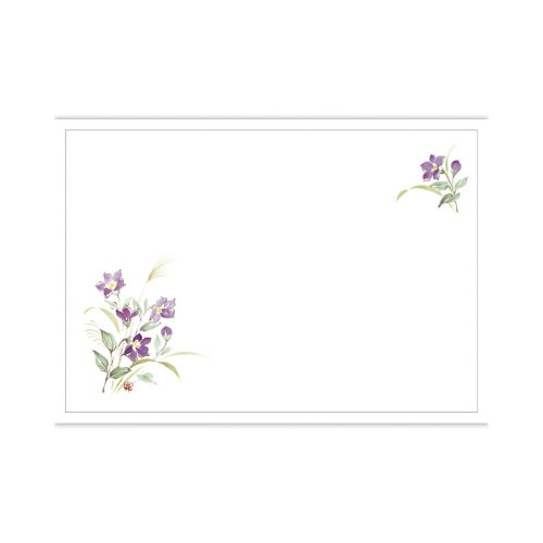 テーブルマット 尺3 桔梗