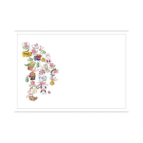 テーブルマット 尺3 干支