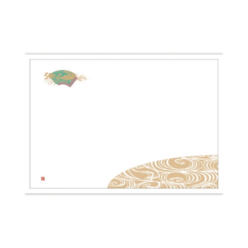 テーブルマット 尺3 琳派模様 松波