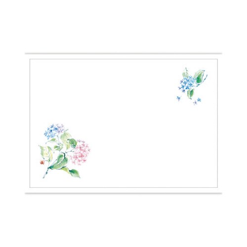 テーブルマット 尺3 あじさい