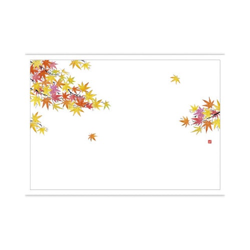 テーブルマット 尺3 紅葉