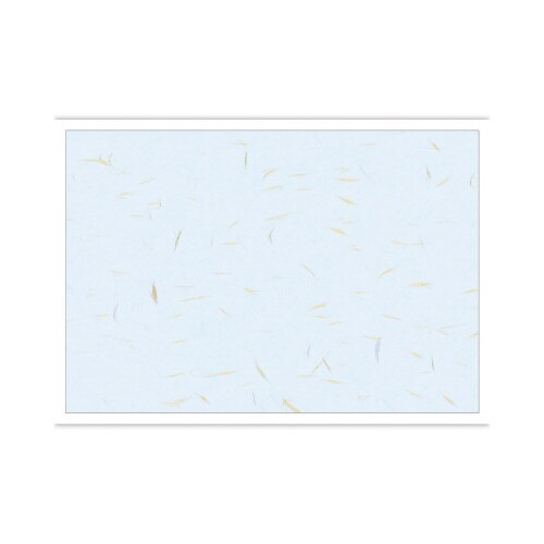 テーブルマット 尺3 吉兆 水色