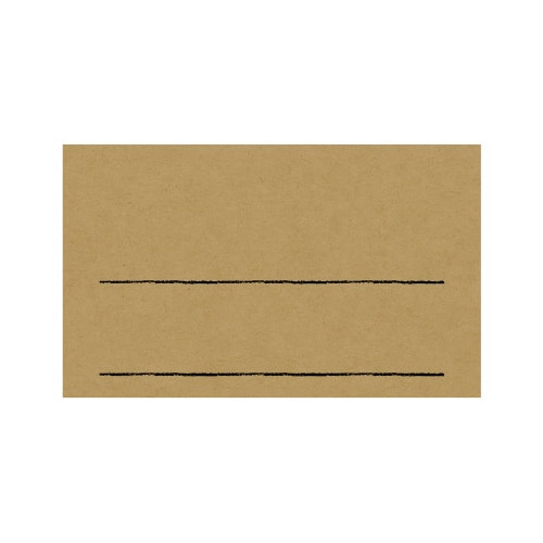 手書きPOP用カード 名刺サイズ クラフト