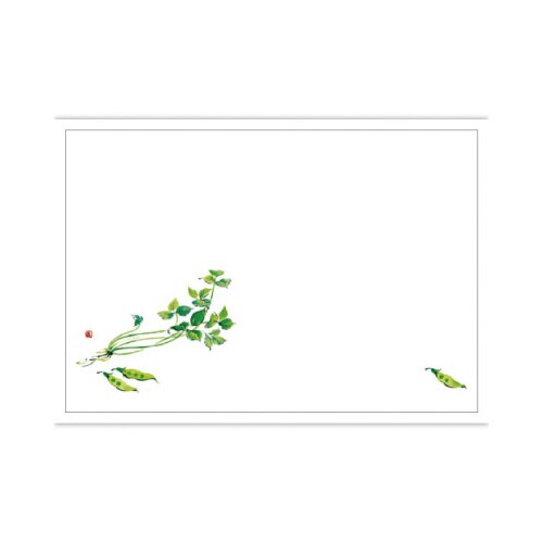 テーブルマット 尺3 三つ葉とえんどう