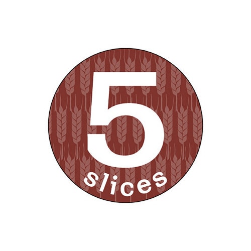 食品表示ラベル シール 5 slices