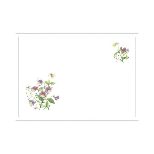 テーブルマット 尺3 三色すみれ