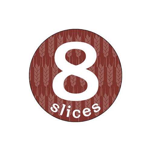 食品表示ラベル シール 8 slices